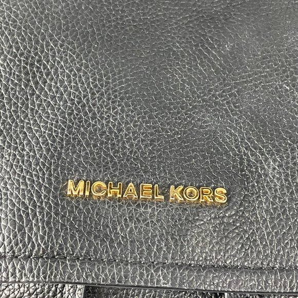 Michael Kors Women\'s MK Rachel LG Flap Black Leather Backpack main image 4